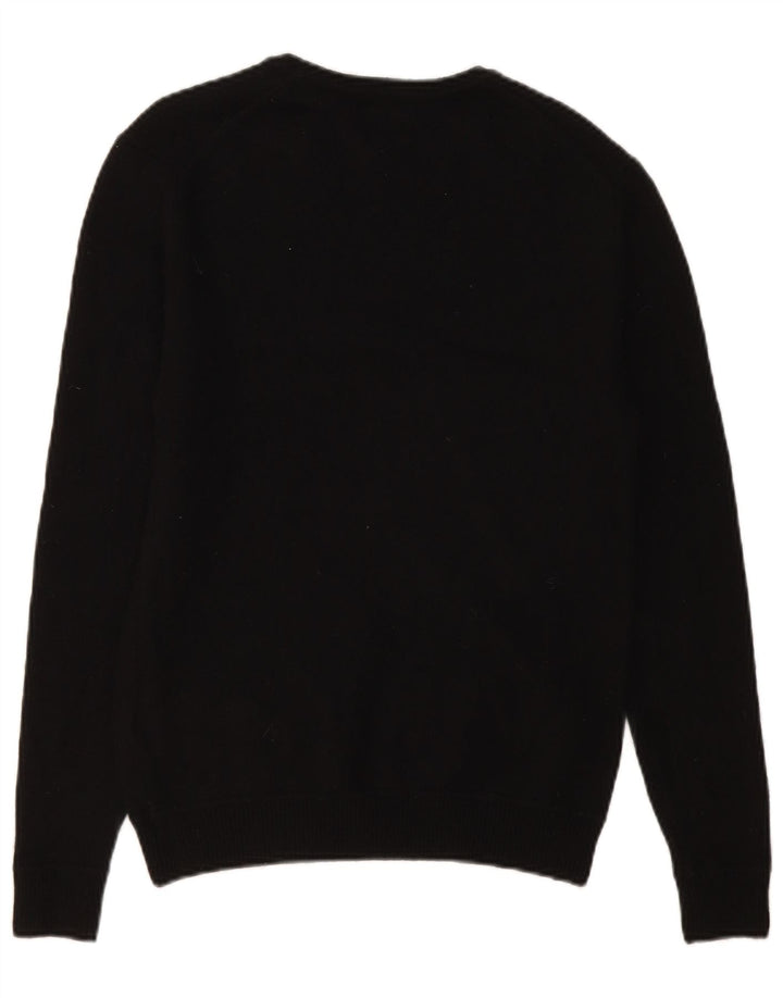 Superdry Jersey Con Cuello Barco Para Hombre De Lana Negra Mediana