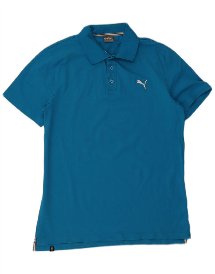 Polo Puma Hombre Azul Grande