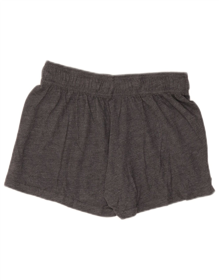 REEBOK Pantalones cortos deportivos para mujer UK 10 Small Grey Cotton