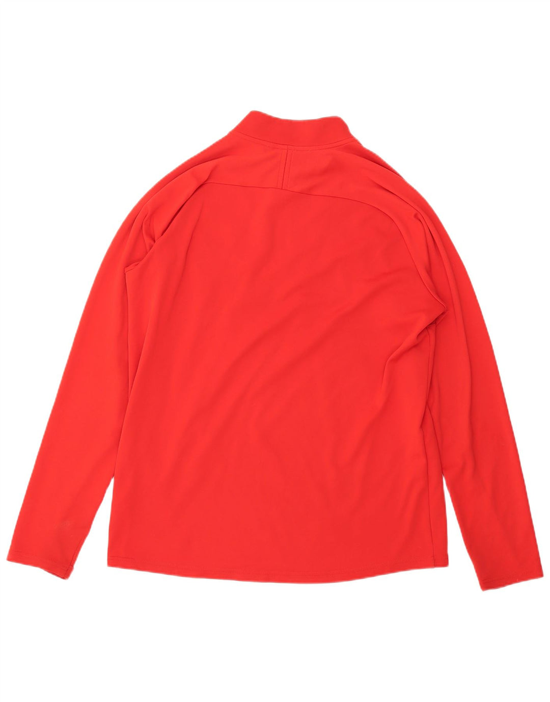 Nike Dri Fit Graphic Zip Neck Jersey Chándal Top para Hombre Rojo Grande