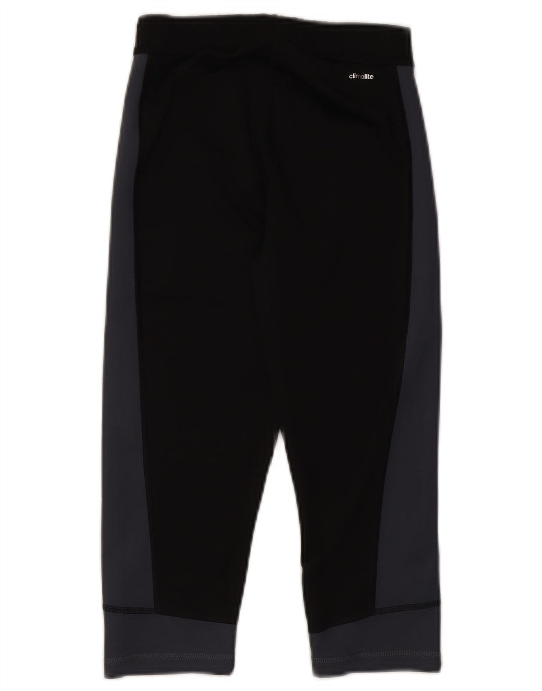 Adidas Leggings Capri para Mujer Reino Unido 8/10 Pequeño Negro Colorblock Poliéster