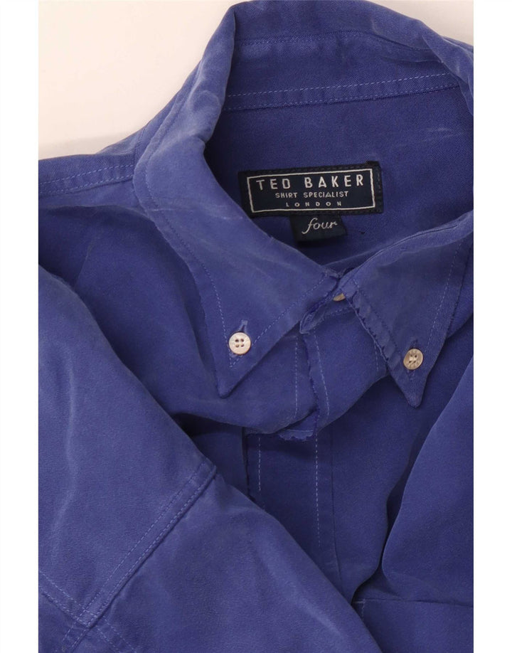 Camisa Ted Baker para hombre talla 4 grande azul