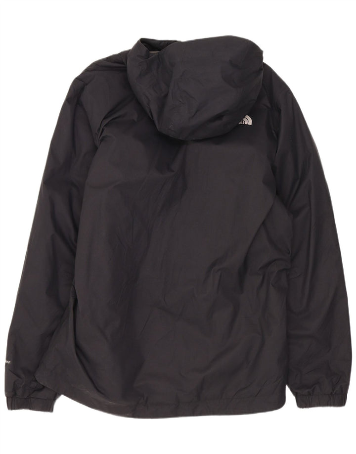 The North Face Chaqueta cortavientos con capucha para hombre UK 38 Mediano Negro Poliéster