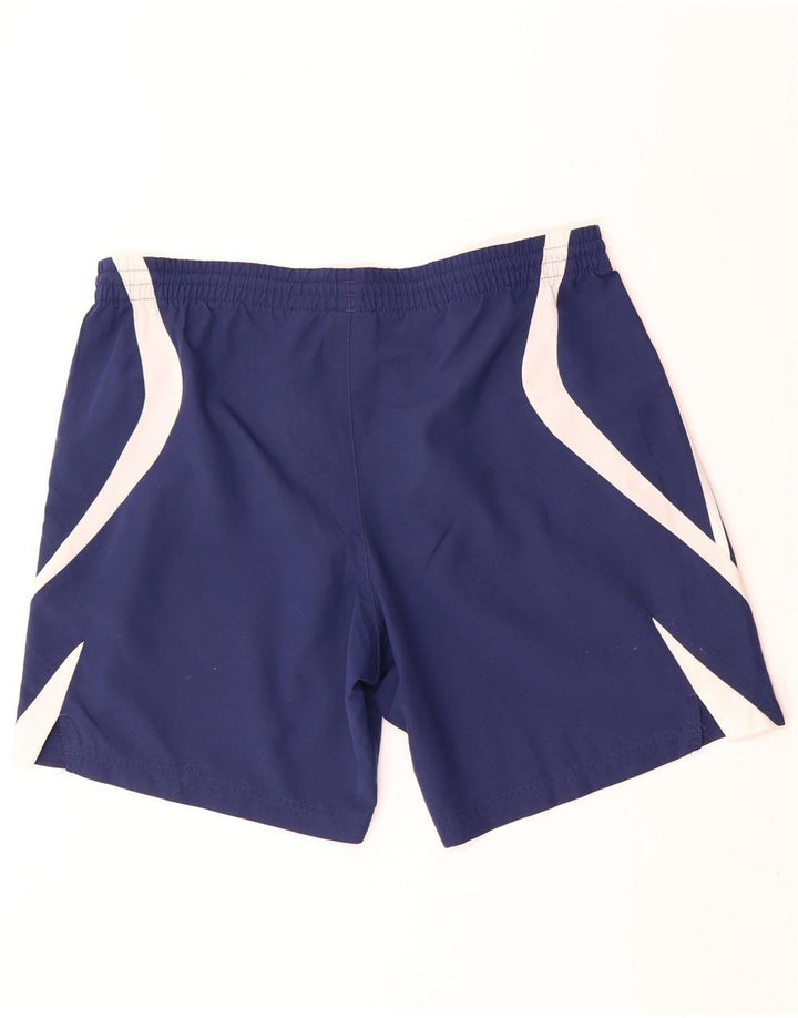 Adidas - Pantalones cortos deportivos para hombre, talla grande, color azul marino, poliéster