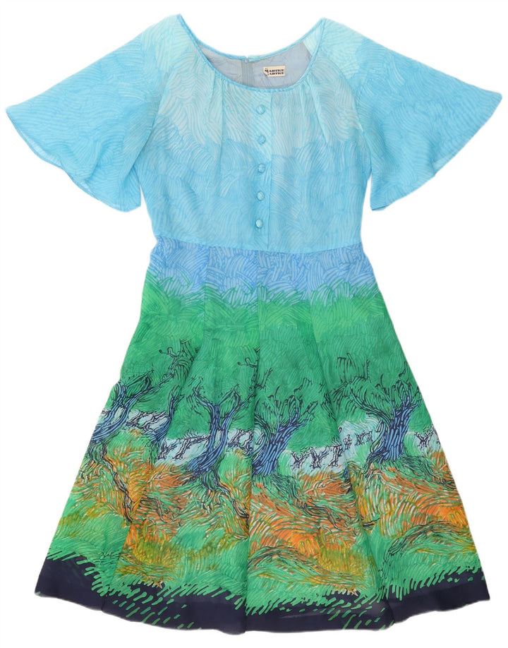 Radtke Vestido acampanado con estampado abstracto para mujer EU 42 Grande Multicolor