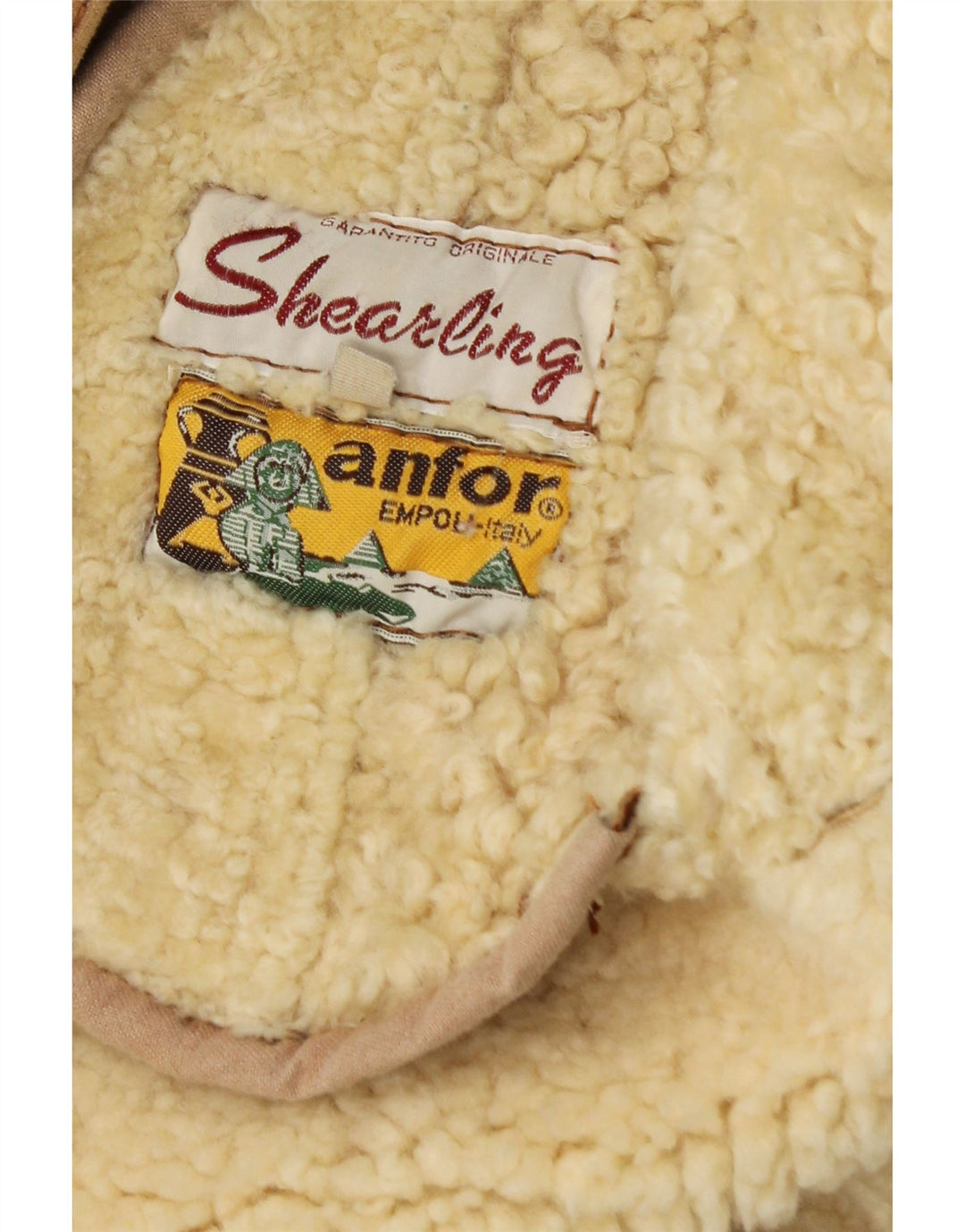 Anfor Chaqueta De Piel De Oveja Mujer IT 44 Piel De Oveja Marrón Medio