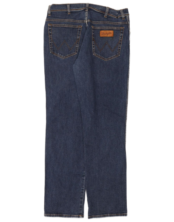 Wrangler Vaqueros rectos Texas para hombre W36 L34 Algodón azul marino