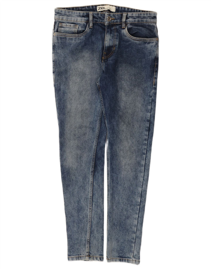 Zara Mujer Vaqueros Slim W30 L29 Azul