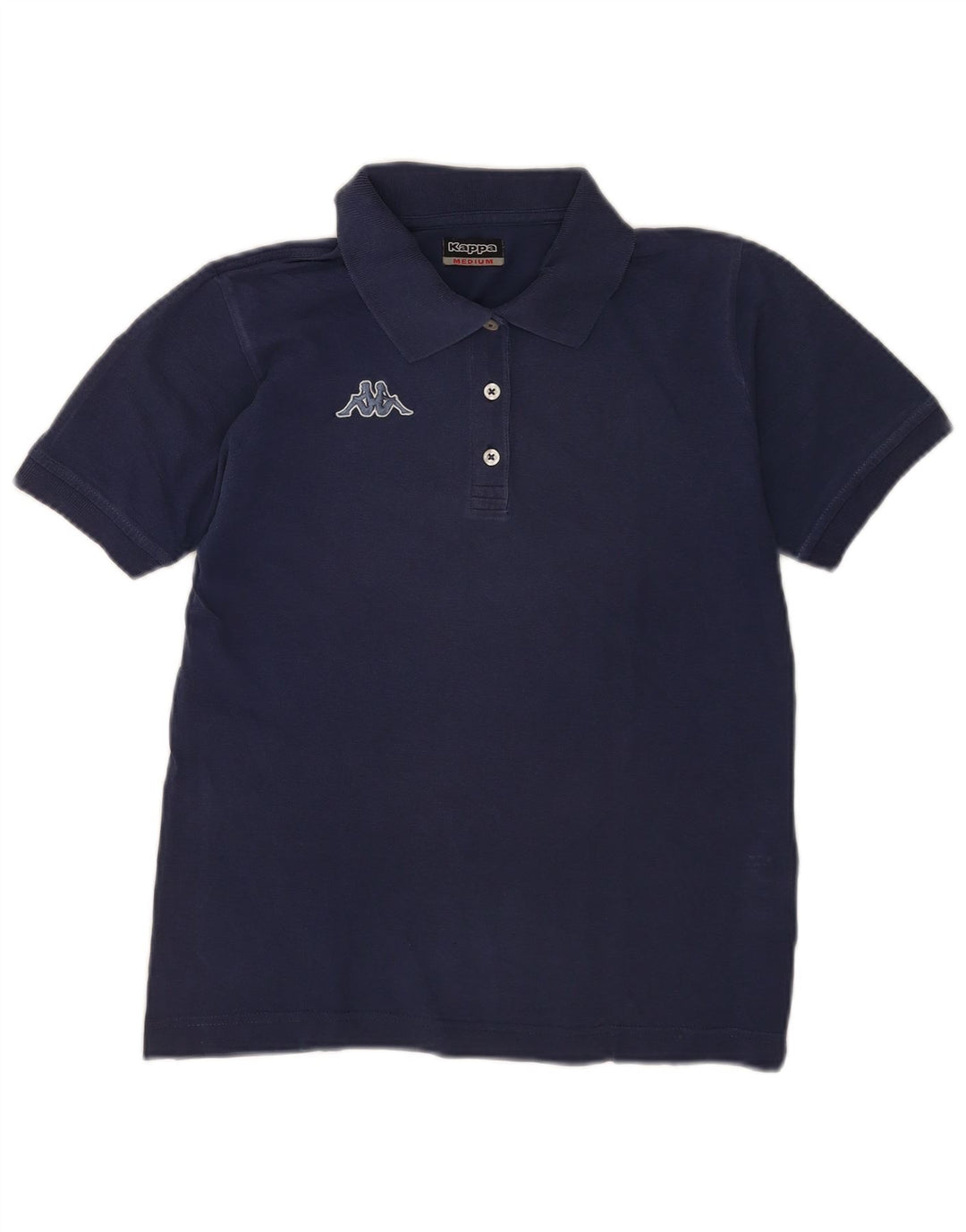 Kappa Polo para mujer UK 12 Medium Azul marino Algodón