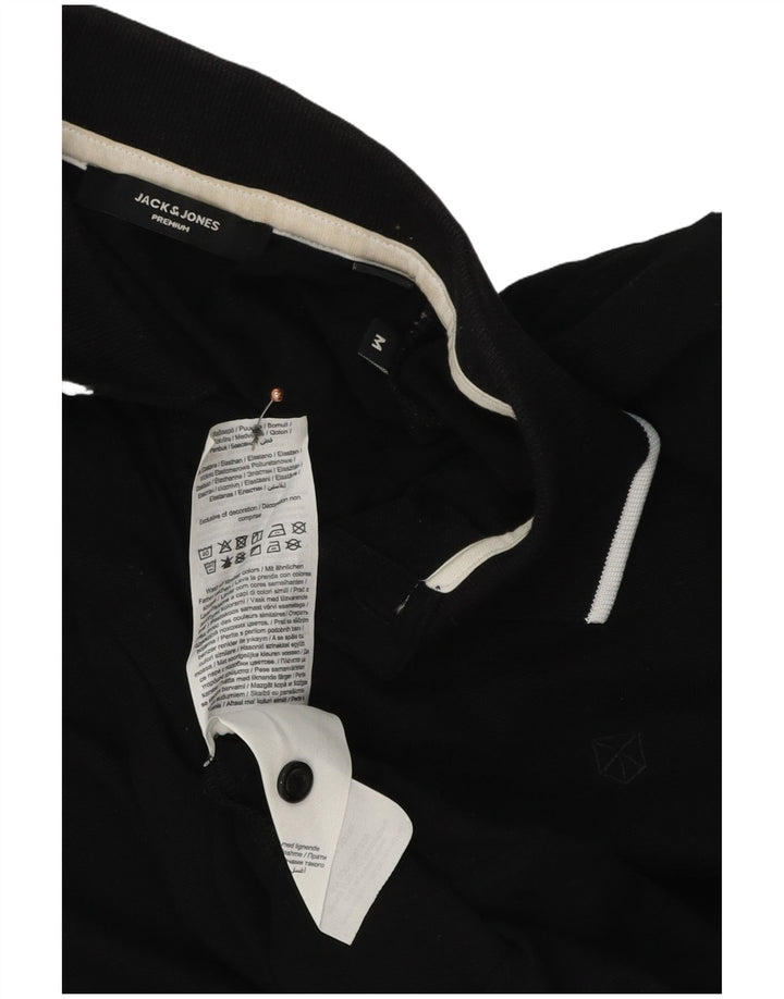 Polo Jack & Jones Hombre Algodón Negro Mediano