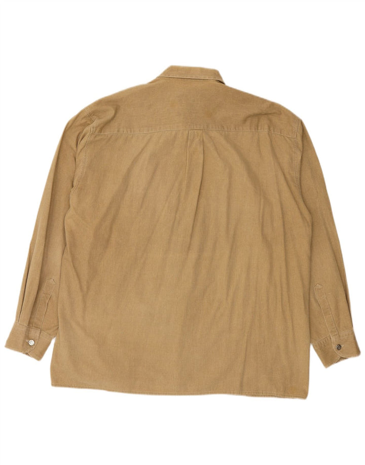 Camisa para hombre CAT 2XL Beige Pinstripe