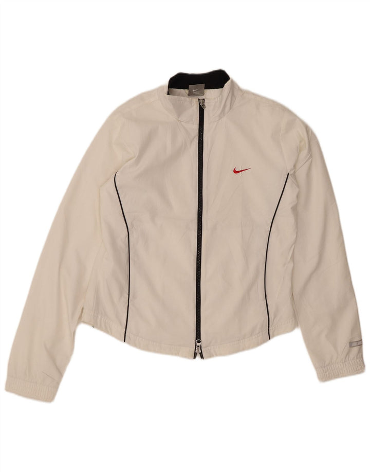 NIKE Chaqueta de Chándal para Mujer UK 8/10 Small White