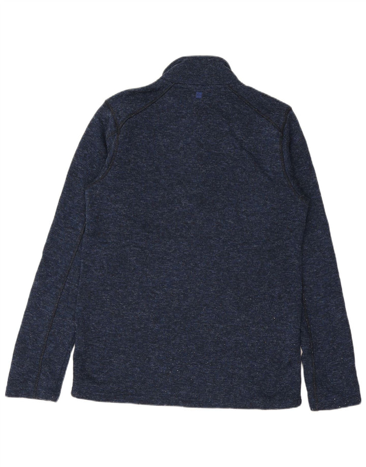 Jersey tipo jersey con cuello y cremallera para hombre de Mountain Warehouse Azul marino mediano