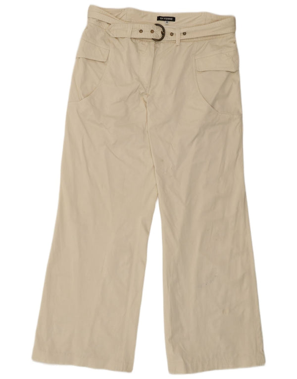 GF Ferre Pantalones cargo de pierna ancha para hombre IT 46 Small W32 L31 Poliamida beige