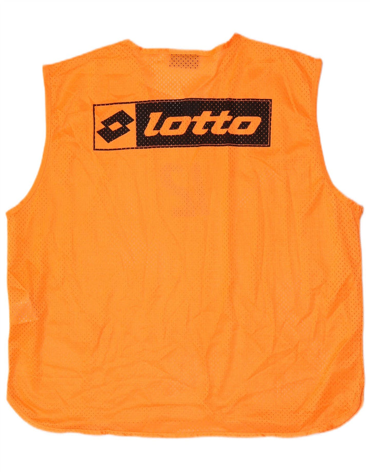 Lotto Hombre Gráfico Chaleco Top XL Naranja Poliéster