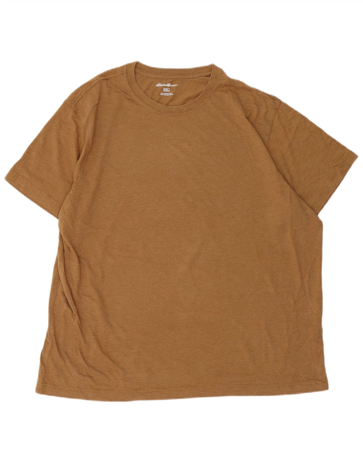 EDDIE BAUER Camiseta para hombre Top 2XL Algodón marrón