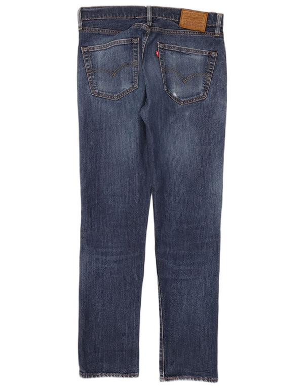 Levi's Hombre 511 Slim Jeans W32 L32 Algodón Azul Marino