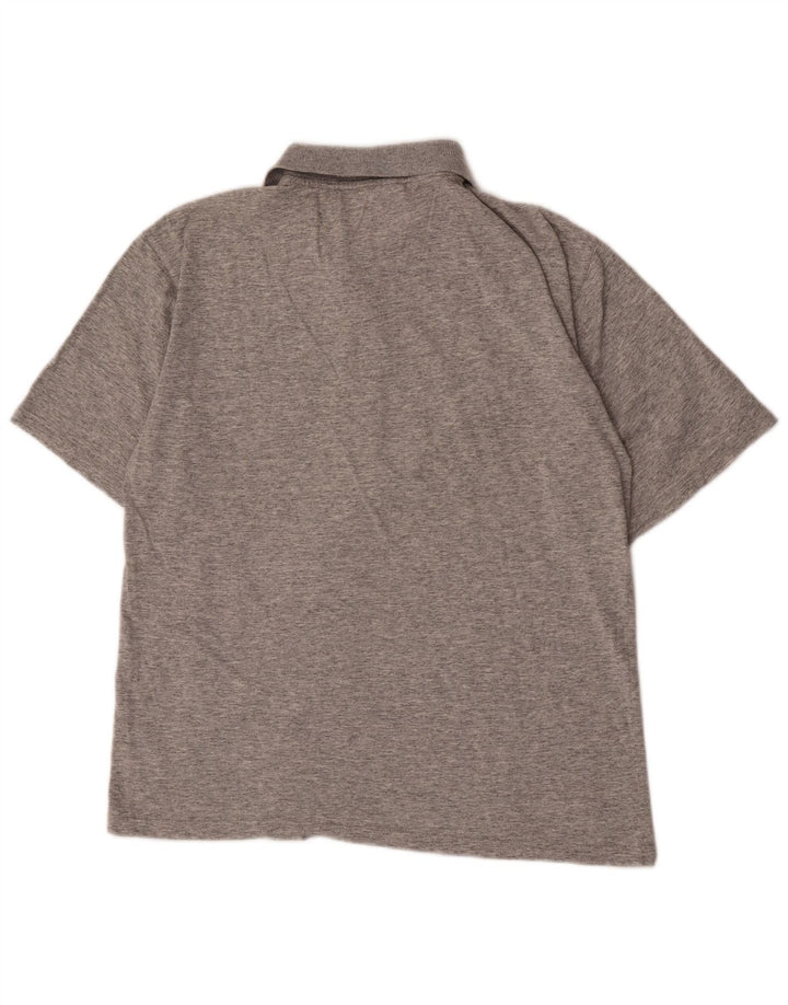 Polo Reebok Hombre Pequeño Gris Moteado