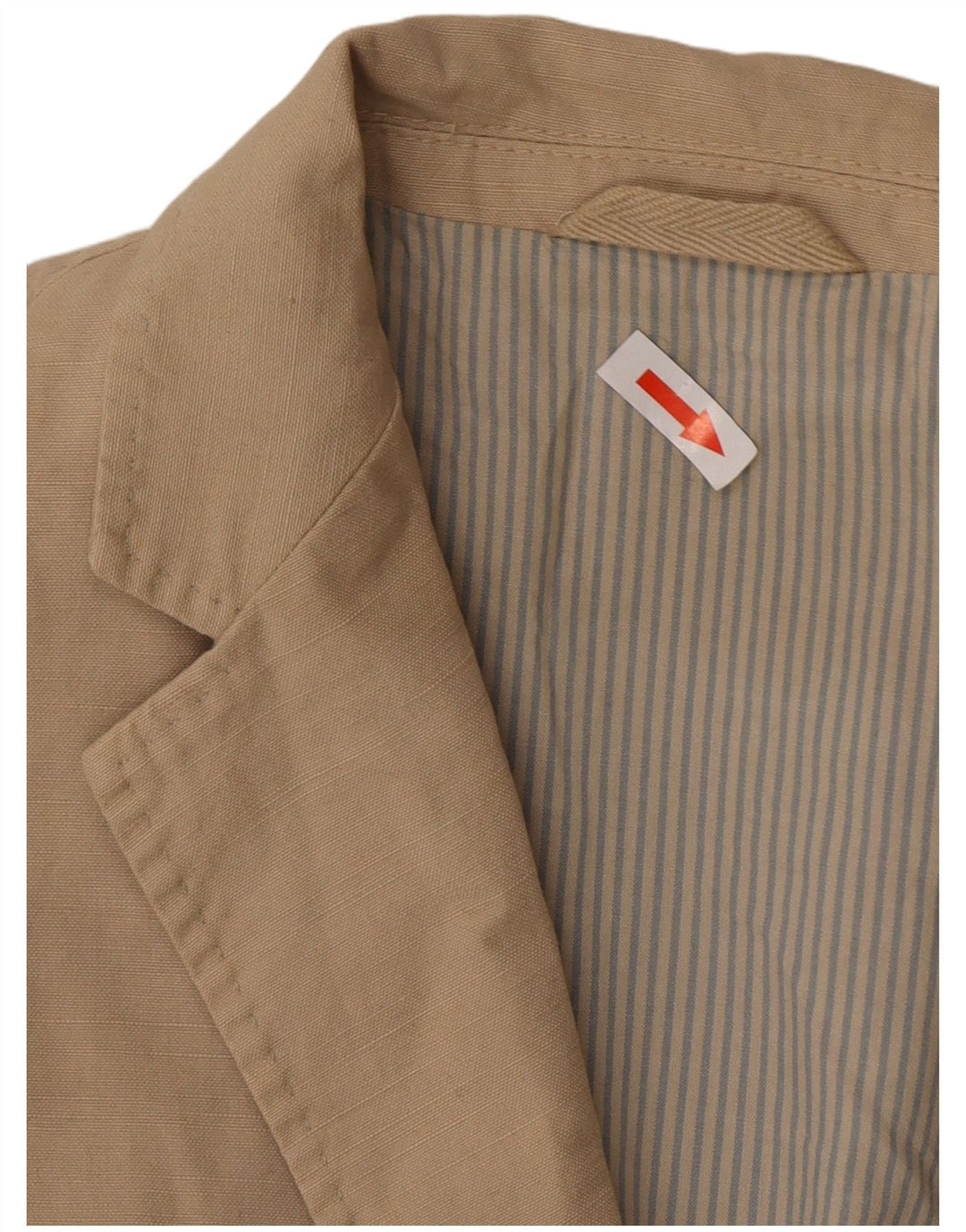Massimo Dutti Chaqueta Blazer De 2 Botones Hombre EU 48 Algodón Beige Medio