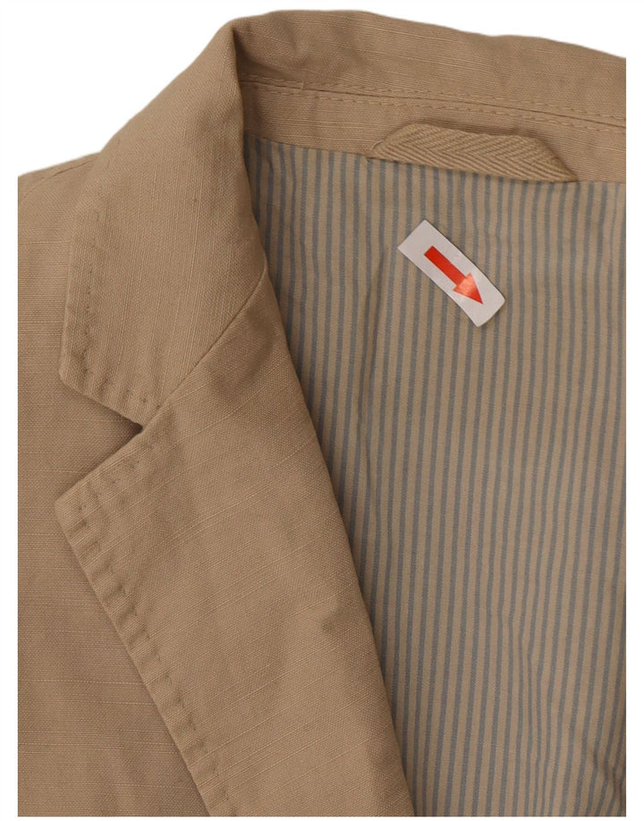 Massimo Dutti Chaqueta Blazer De 2 Botones Hombre EU 48 Algodón Beige Medio