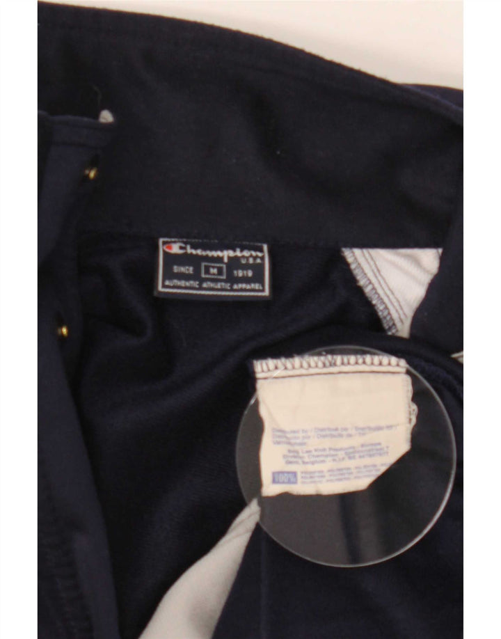 Champion Chaqueta De Chándal Para Hombre Poliéster Color Block Azul Marino Mediano