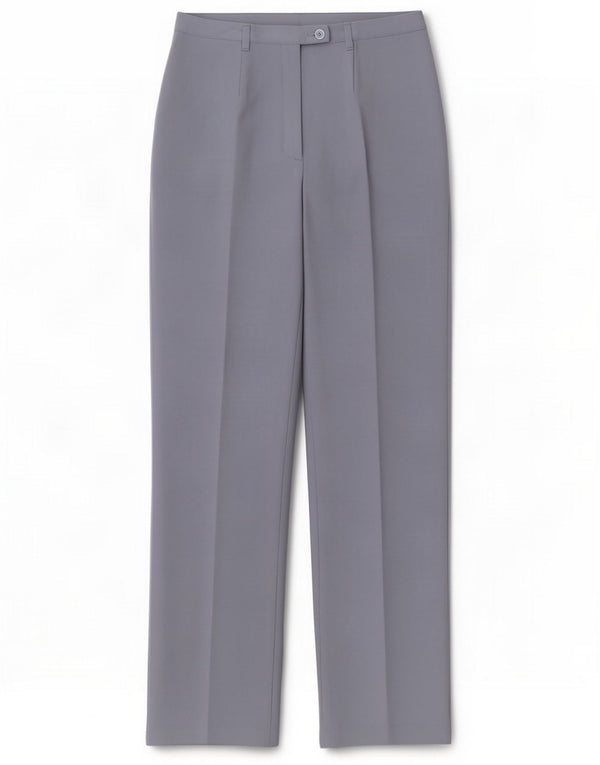 Pantalones informales de talle alto para mujer Benetton IT 44 Medium W28 L31 Azul