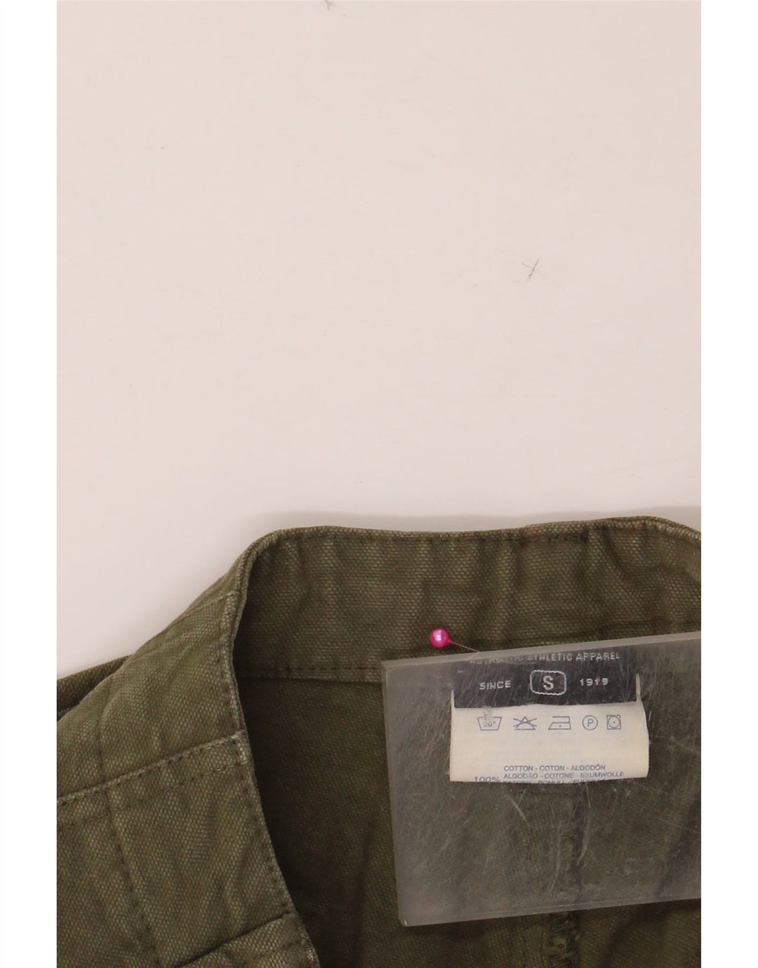 CHAMPION Pantalón Chino Recto para Hombre Pequeño W32 L32 Algodón Caqui