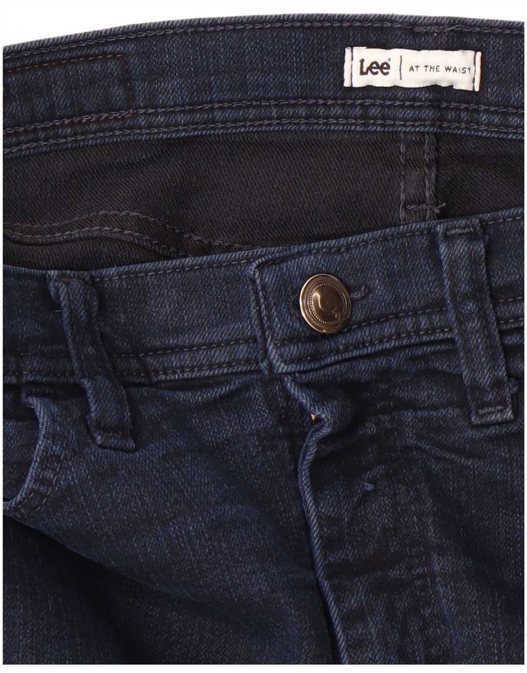 LEE Womens Tapered Jeans W32 L27 Navy Blue