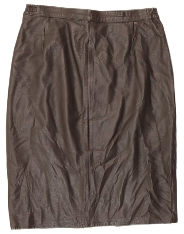 Carla Buti Falda lápiz para mujer IT 44 Medium W28 Marrón