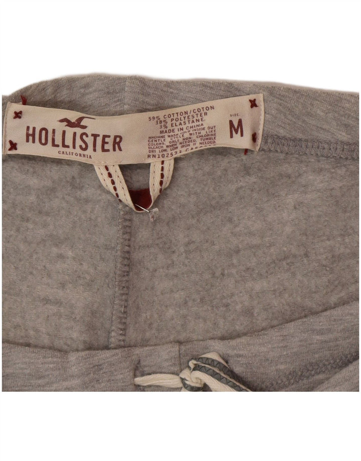 Hollister Mujer Pantalones De Chándal Gráfico Joggers UK 44 Gris Medio
