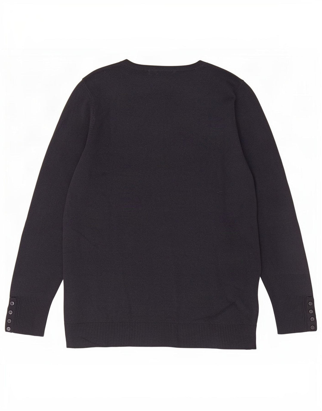 Marks & Spencer Suéter con Cuello en V para Mujer UK 46 Grande Azul Marino