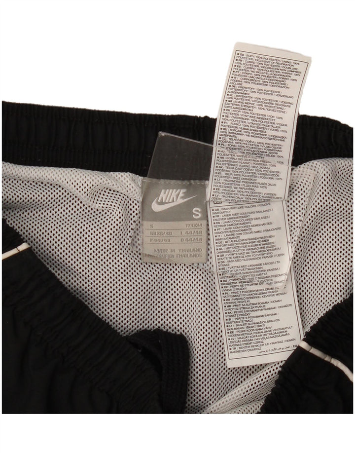 Nike - Pantalones cortos deportivos para hombre, talla pequeña, poliéster negro