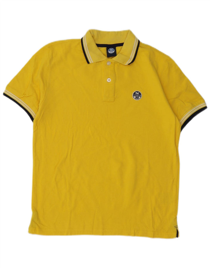 Polo North Sails Hombre Pequeño Algodón Amarillo