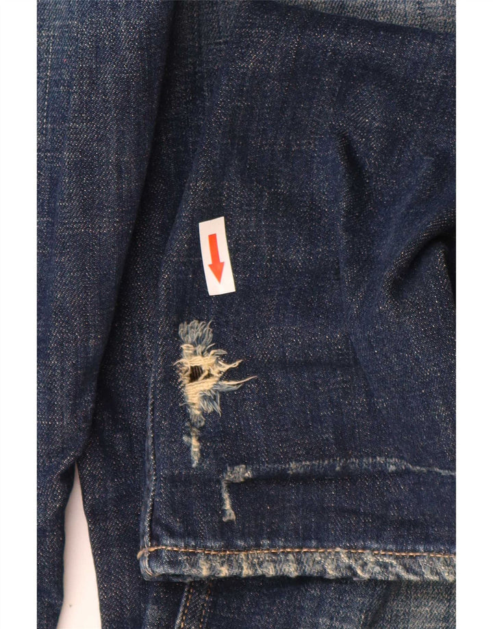 Ralph Lauren Vaqueros Slim Mujer W30 L34 Azul Marino