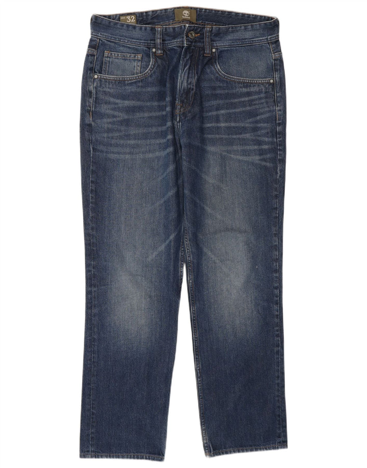 TIMBERLAND Vaqueros rectos para hombre W32 L29 Algodón azul
