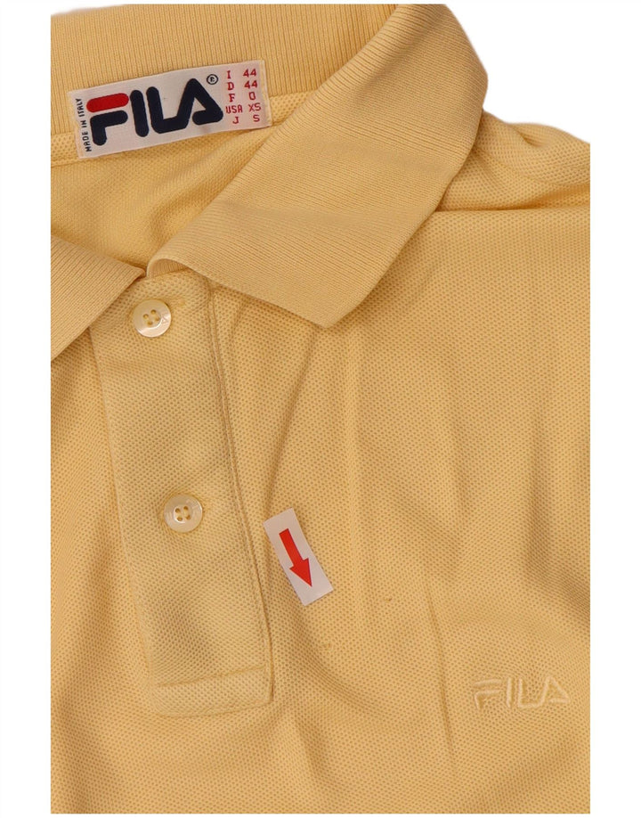 Polo Fila Hombre XS Amarillo