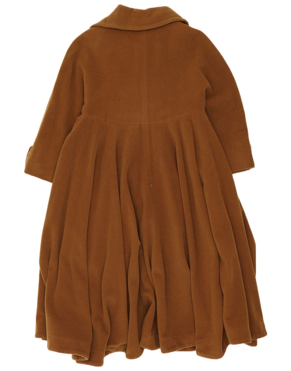 Byblos Abrigo de princesa extragrande para mujer IT 40 Small Lana marrón