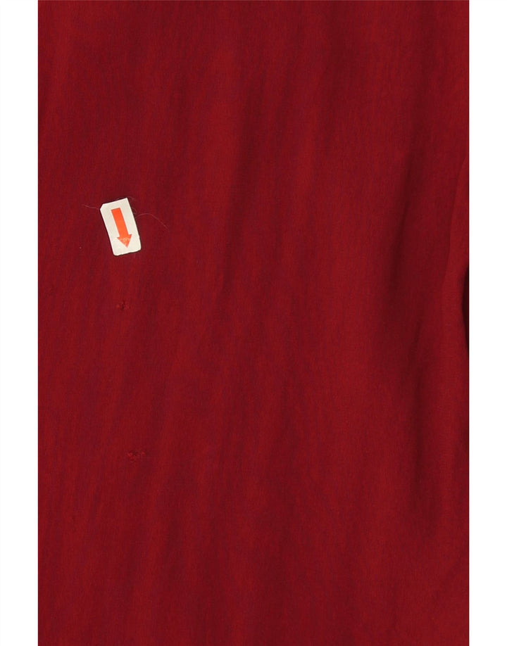 Zara Top Túnica De Manga Larga Para Mujer UK 44 Medium Rojo