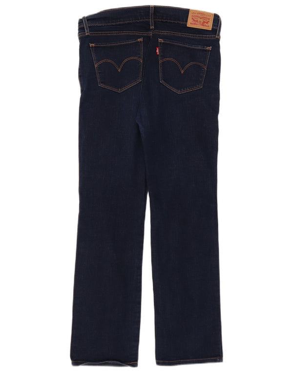Vaqueros Levi's Mujer 714 Rectos W28 L27 Algodón Azul