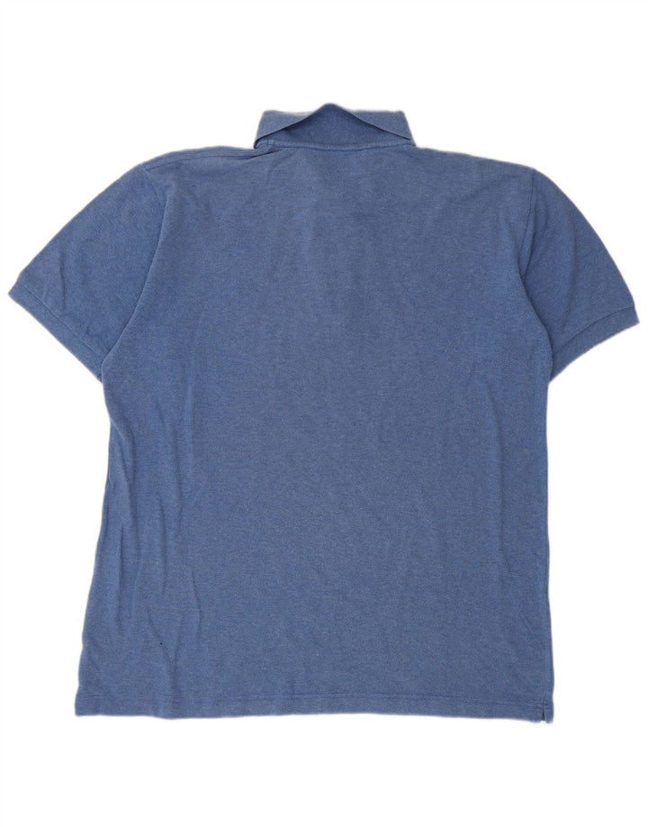 Polo Kappa Hombre Grande Azul Algodón