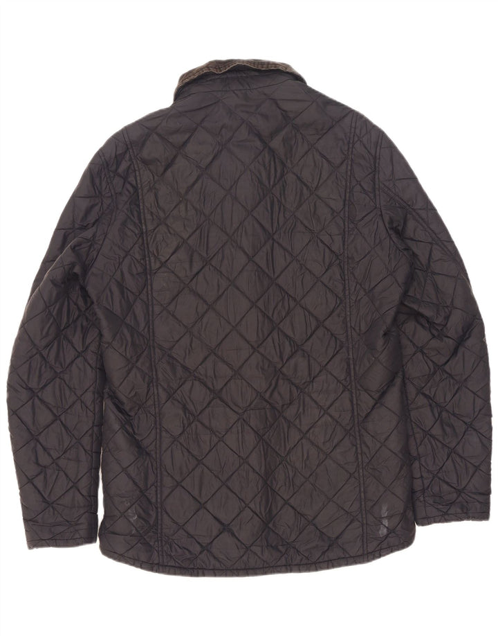 Barbour Chaqueta acolchada para hombre UK 38 Mediana Azul marino Poliamida