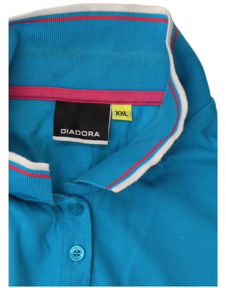 DIADORA Polo Mujer ES 39 2XL Azul