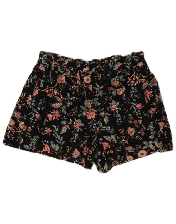 Pantalones cortos chinos Oasis para mujer UK 10 Small W28 Black Floral