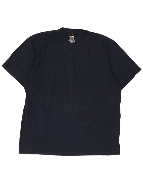 L.L.BEAN Camiseta de ajuste tradicional para hombre Top XL Algodón azul marino