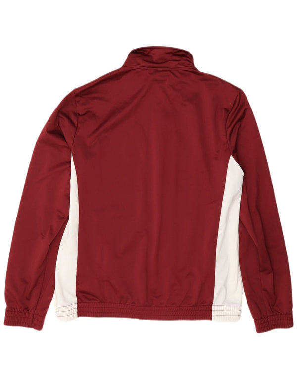 Lotto Hombre Chaqueta De Chándal Top Poliéster Color Block En Burdeos Medio