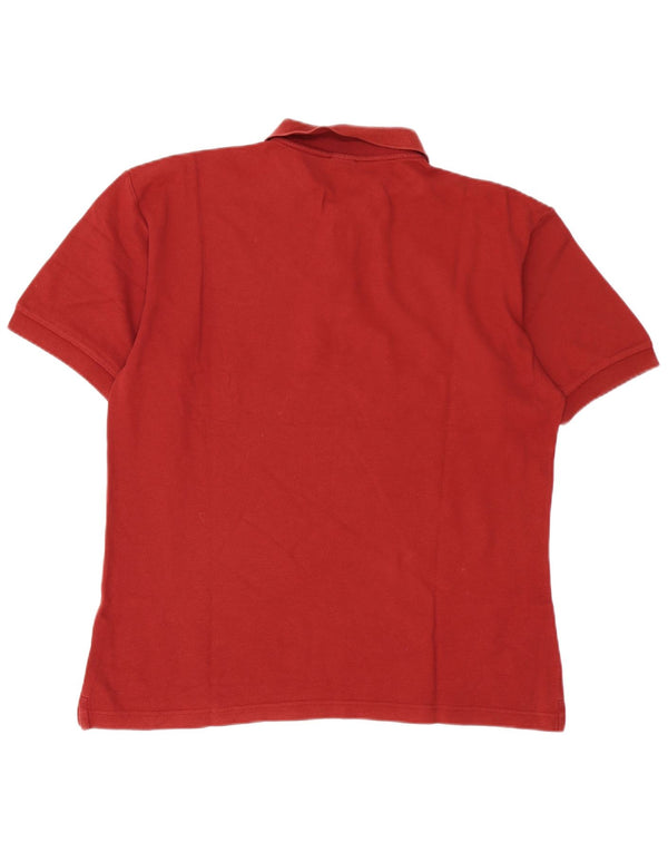 Fila Polo para hombre IT 52 Large Borgoña Algodón