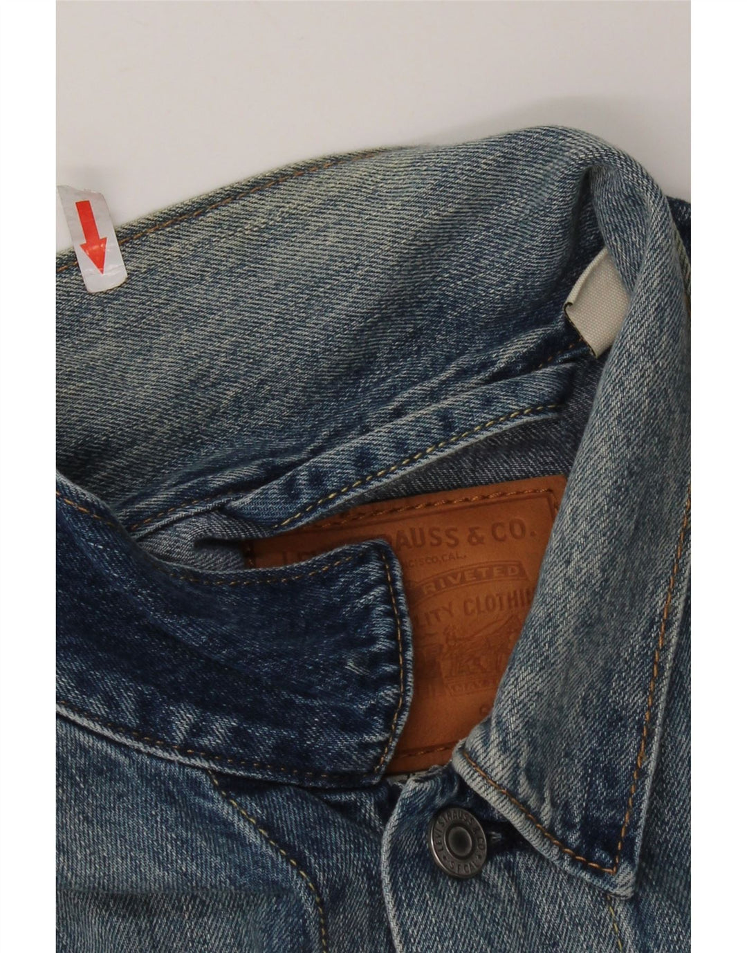 Levi's Chaqueta vaquera para hombre UK 40 Algodón azul grande