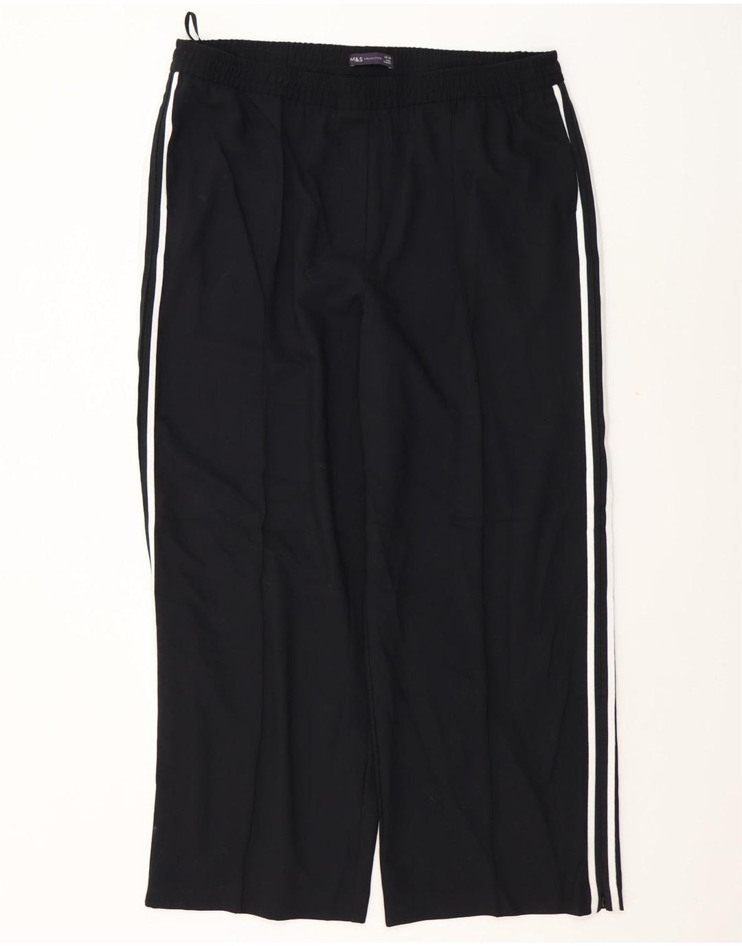 Marks & Spencer Pantalones de Chándal para Mujer UK 20 2XL Negro Poliéster