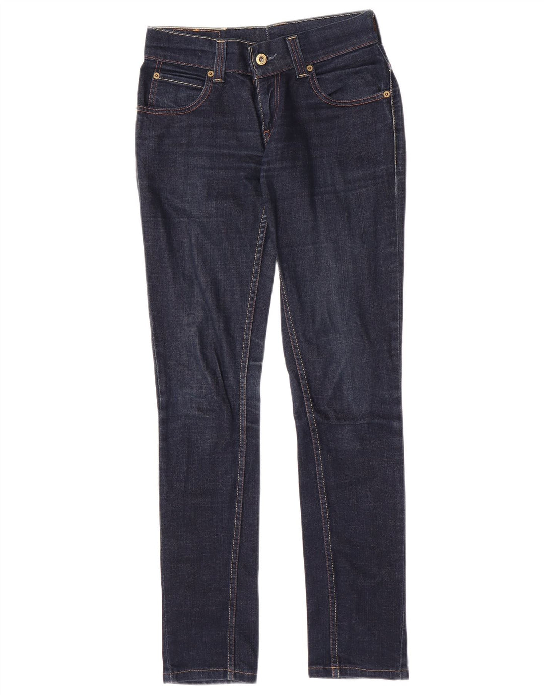 Levi's Mujer 603 Slim Jeans W28 L31 Algodón Azul Marino