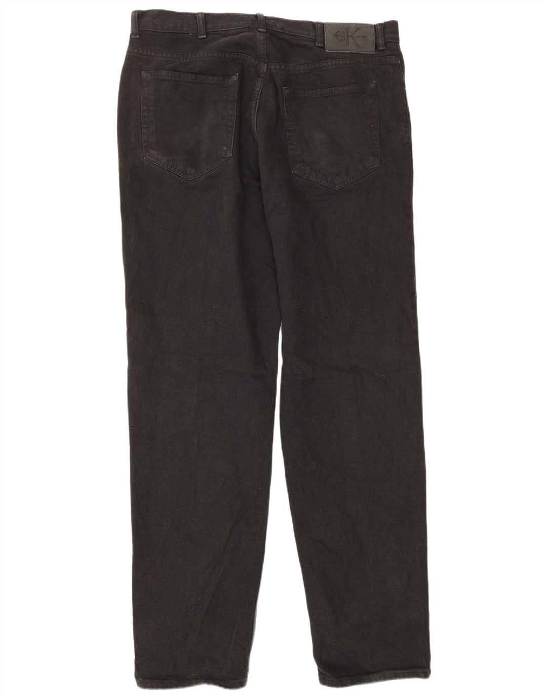 Vaqueros cónicos para mujer CALVIN KLEIN W36 L34 Algodón negro